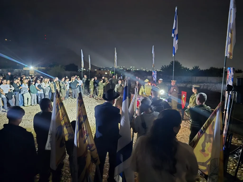 הדלקת נרות חנוכה בארמונות החשמונאים