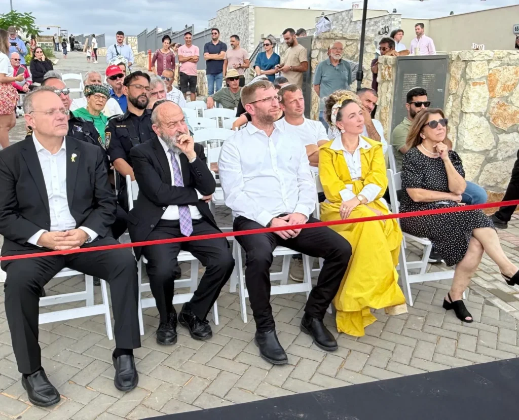 טקס חנוכת השכונה החדשה בקרני שומרון