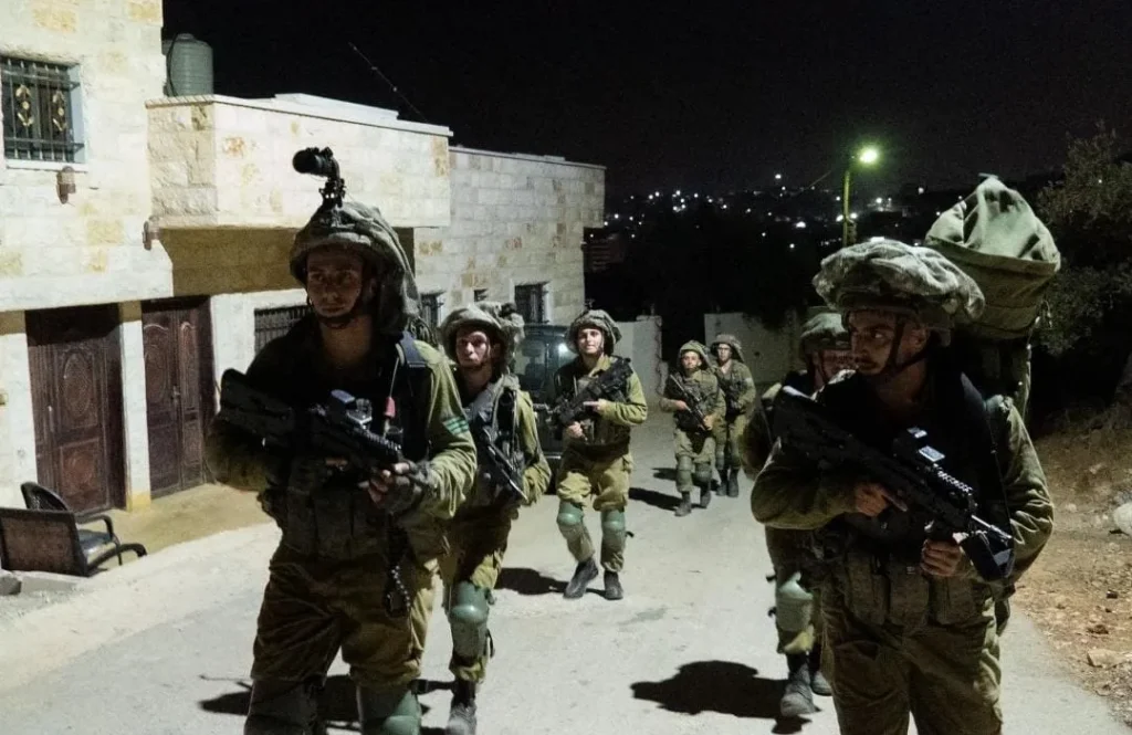 לוחמי צה''ל בפעילות בחברון