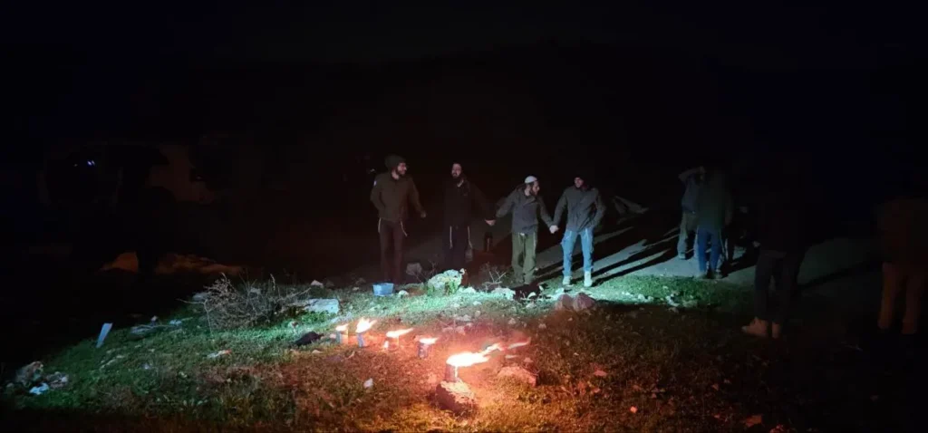הדלקת נרות חנוכה בישובים שפונו בצפון השומרון כחלק מהגירוש