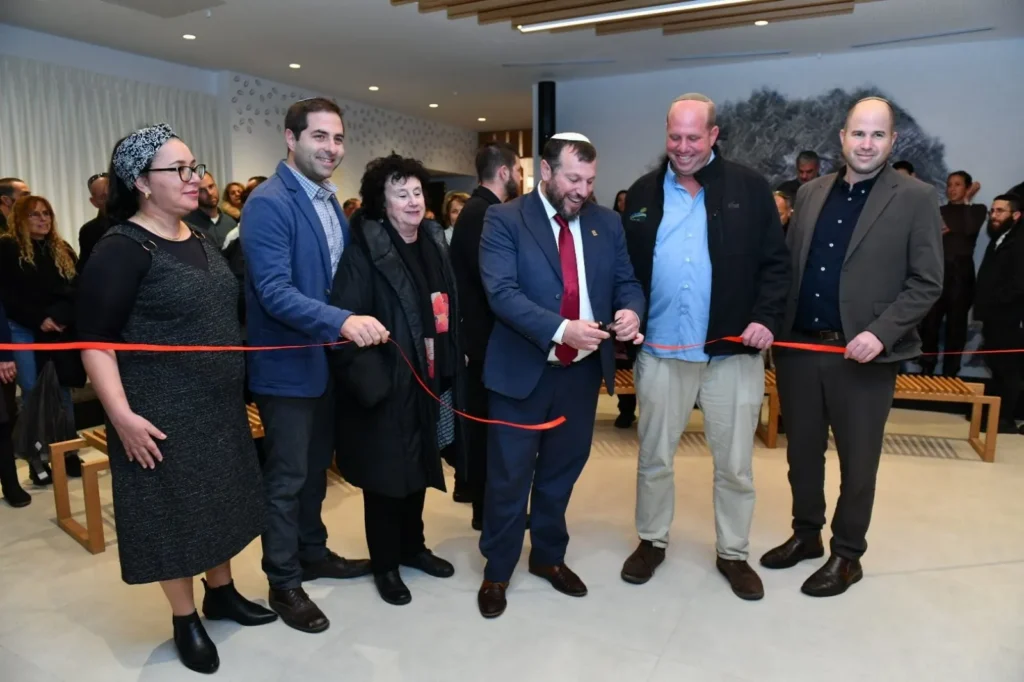 חנוכת האולם החדש בהשתתפות ראש המועצה והשר עמיחי אליהו