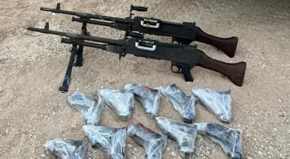 נשקים שנתפסו