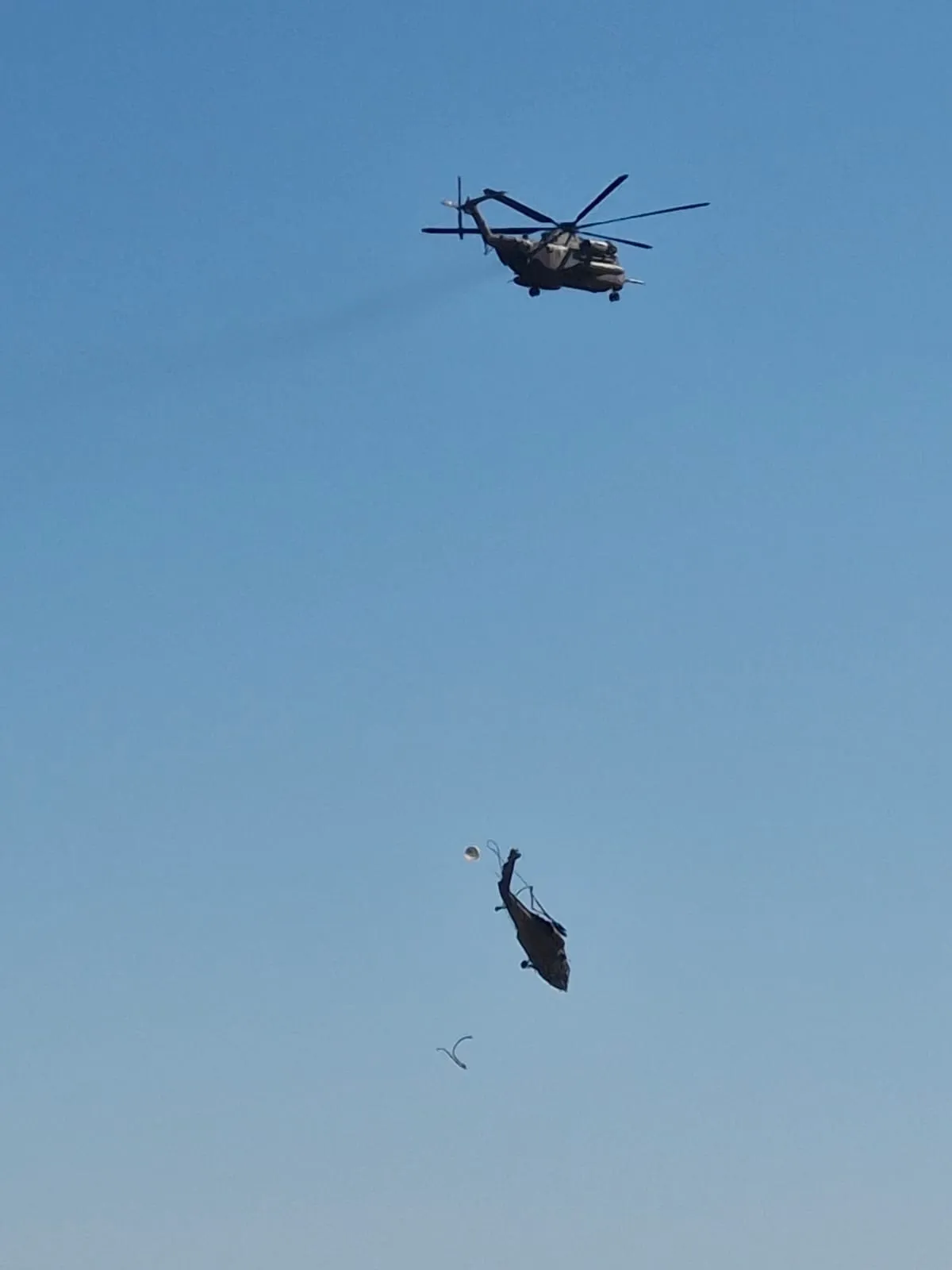 מסוק "ינשוף" שהובל על ידי "יסעור" התנתק והתרסק סמוך לבתים