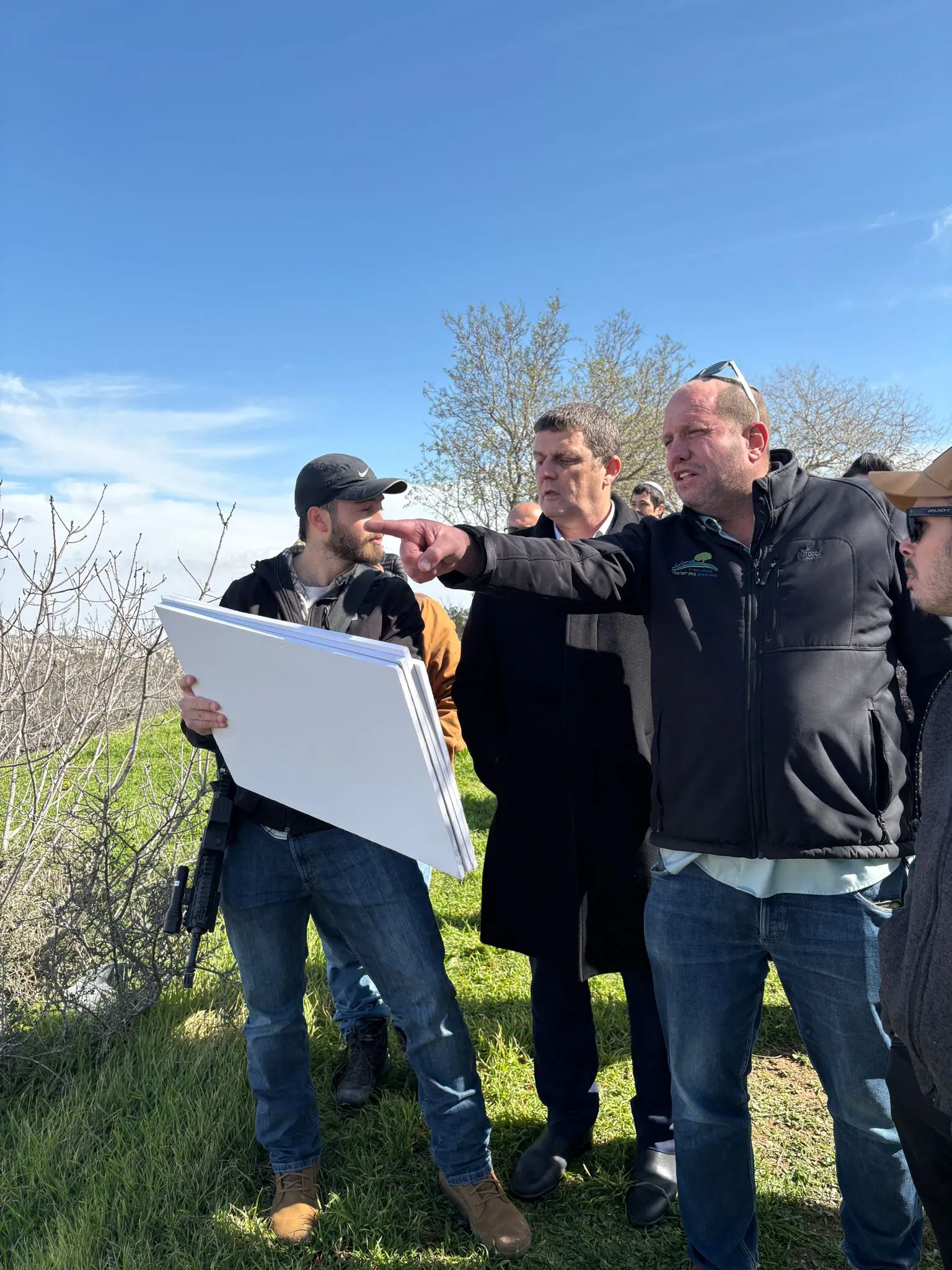 חבר הכנסת עמית הלוי בסיור ביחד עם ראש מועצת גוש עציון