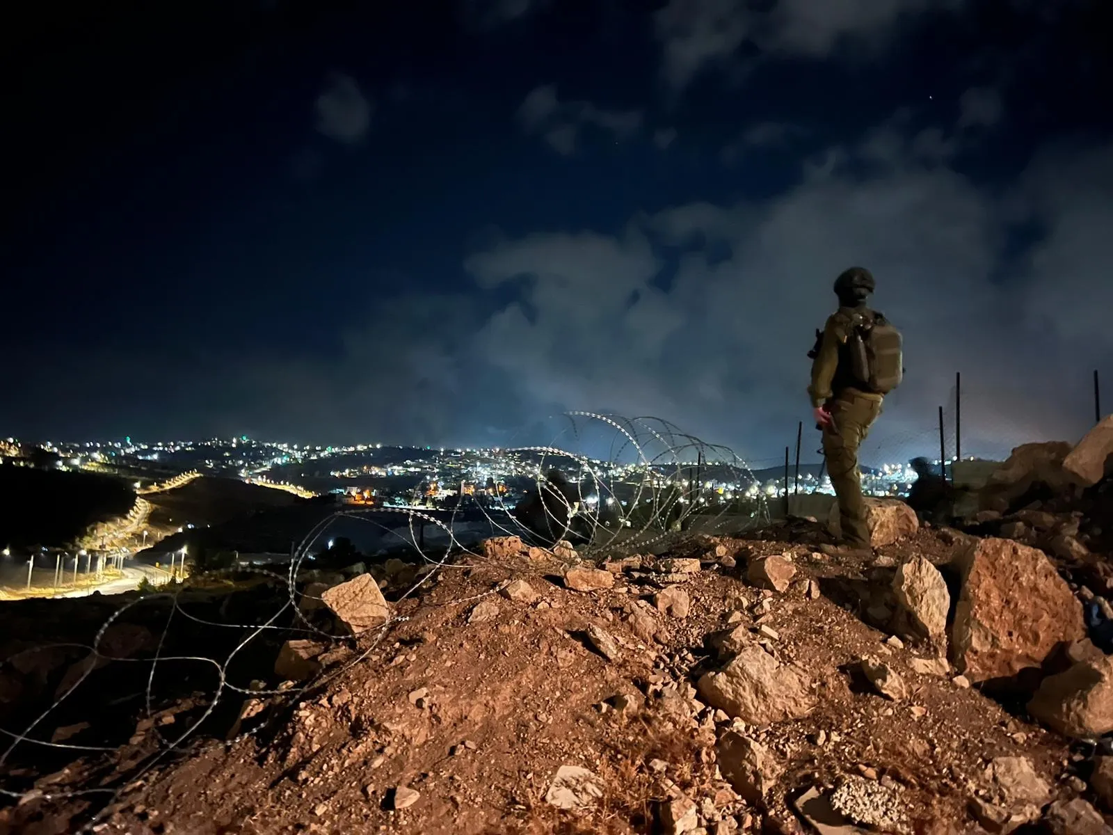 כוחות צהל בפעילות בגוש עציון