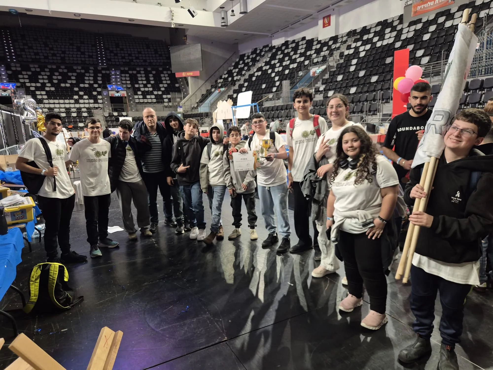 הנבחרת של בנימין אחרי הניצחון 