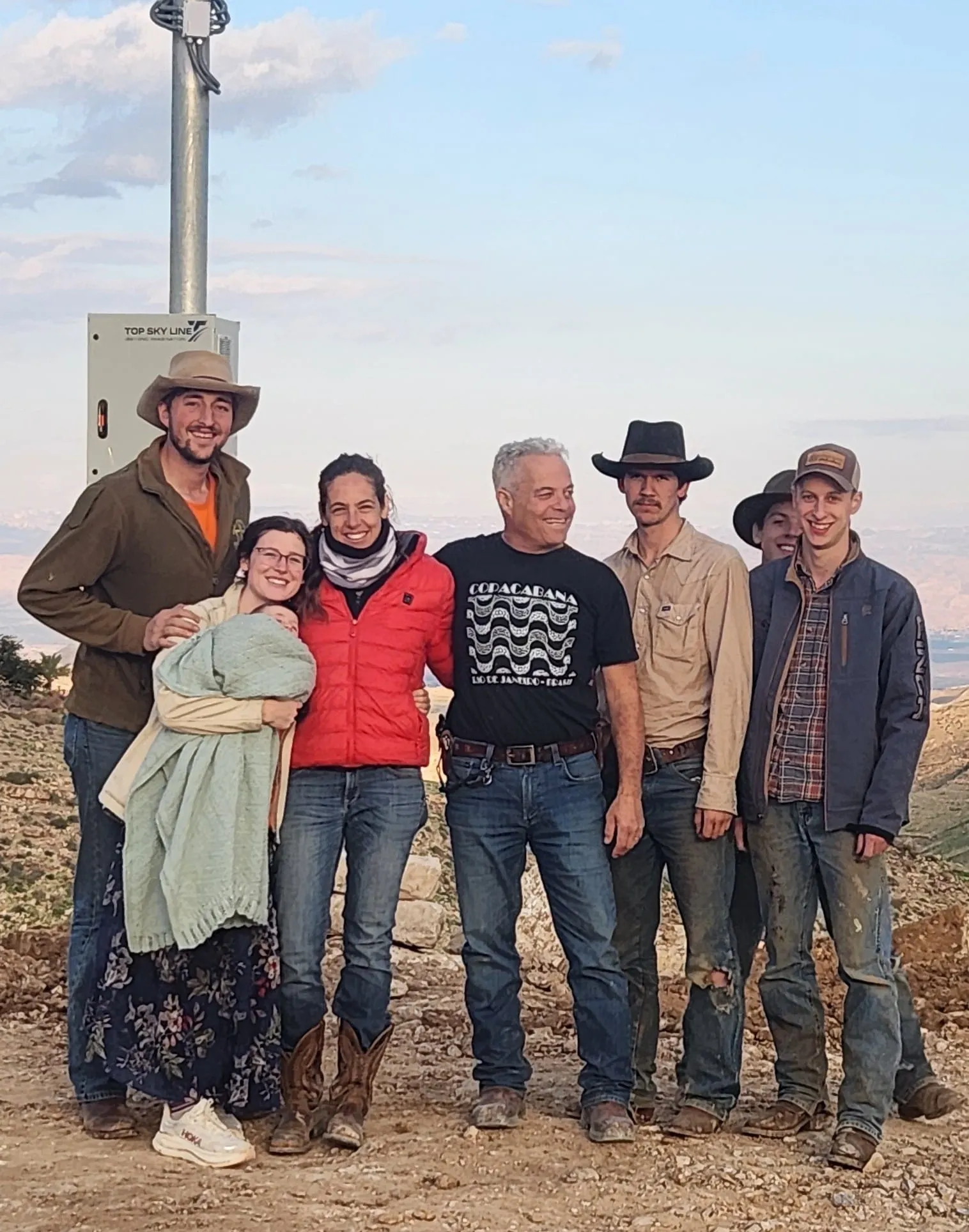 המתנדבים בחווה