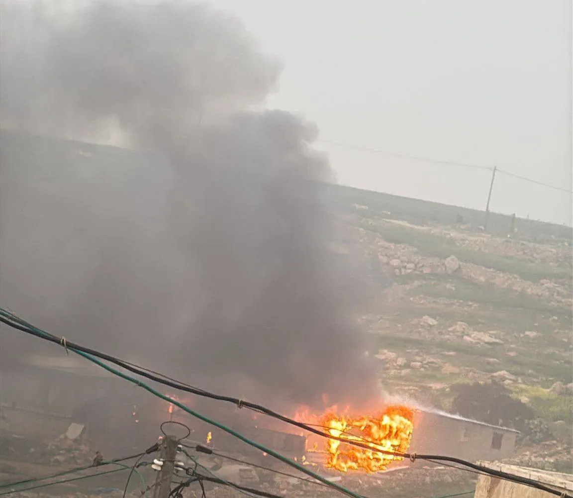 השריפה באיזור סמוע