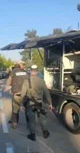 חבלן משטרה בנטרול נפל של טיל מאיראן