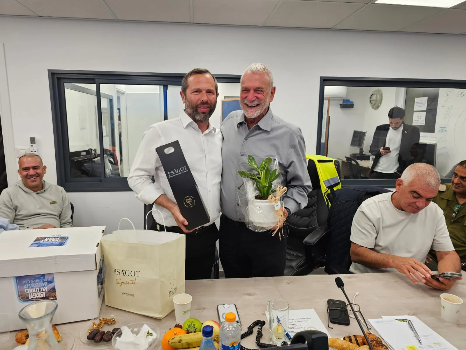 ראש מועצת בנימין בביקור בצפון