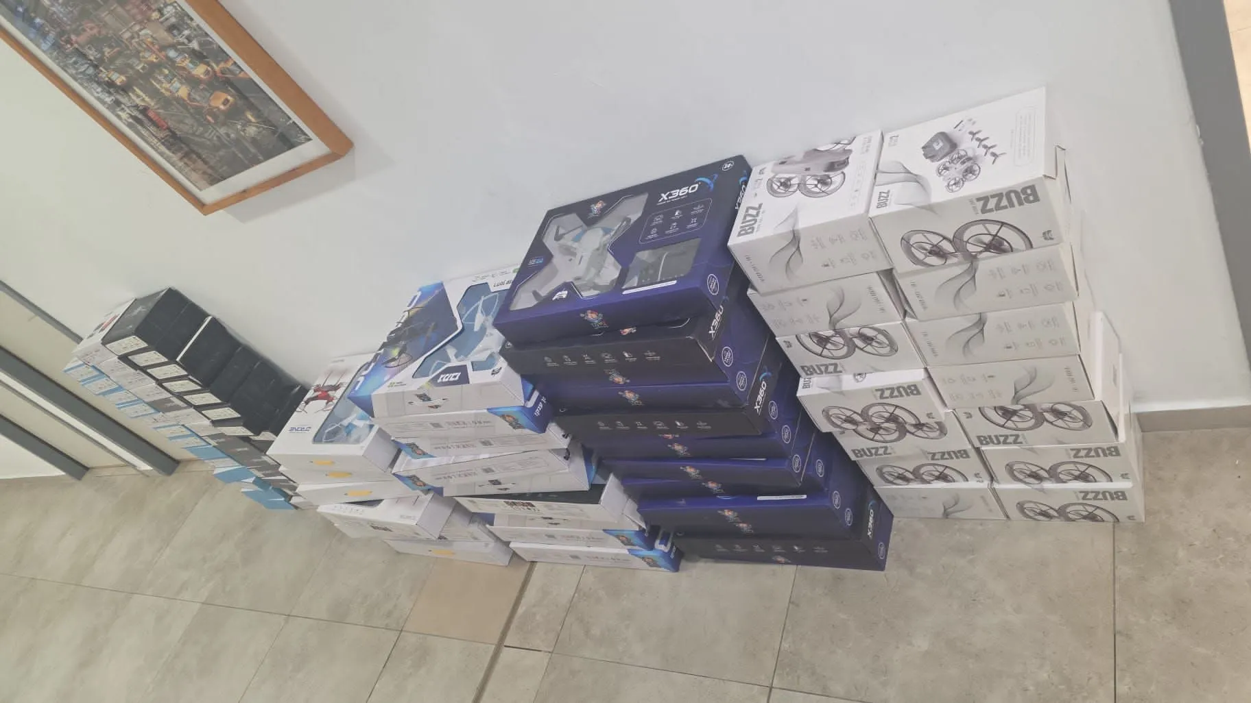 עשרות רחפנים מסוכנים הוחרמו בכפר קליל בשומרון