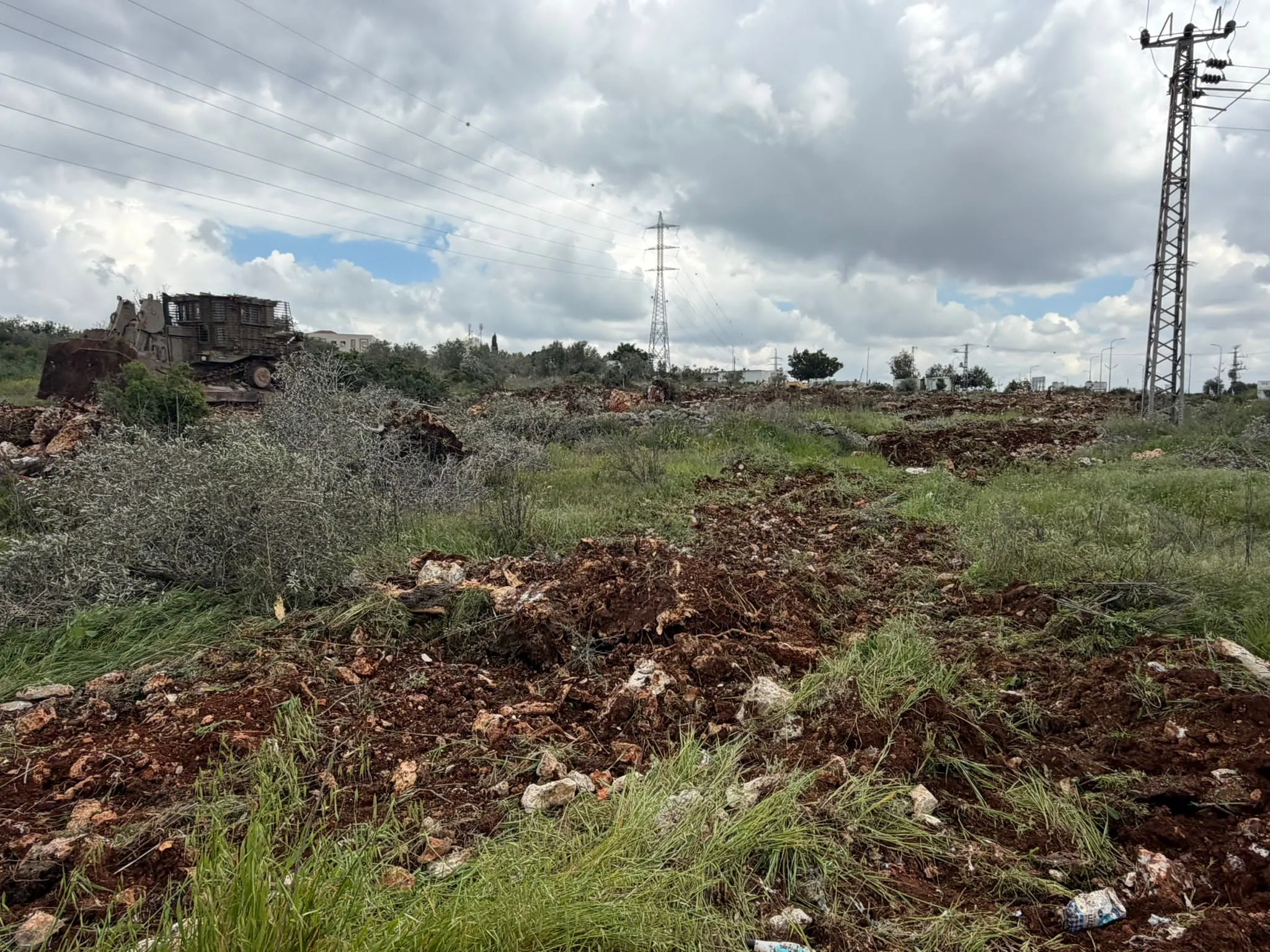 העבודות בציר 55