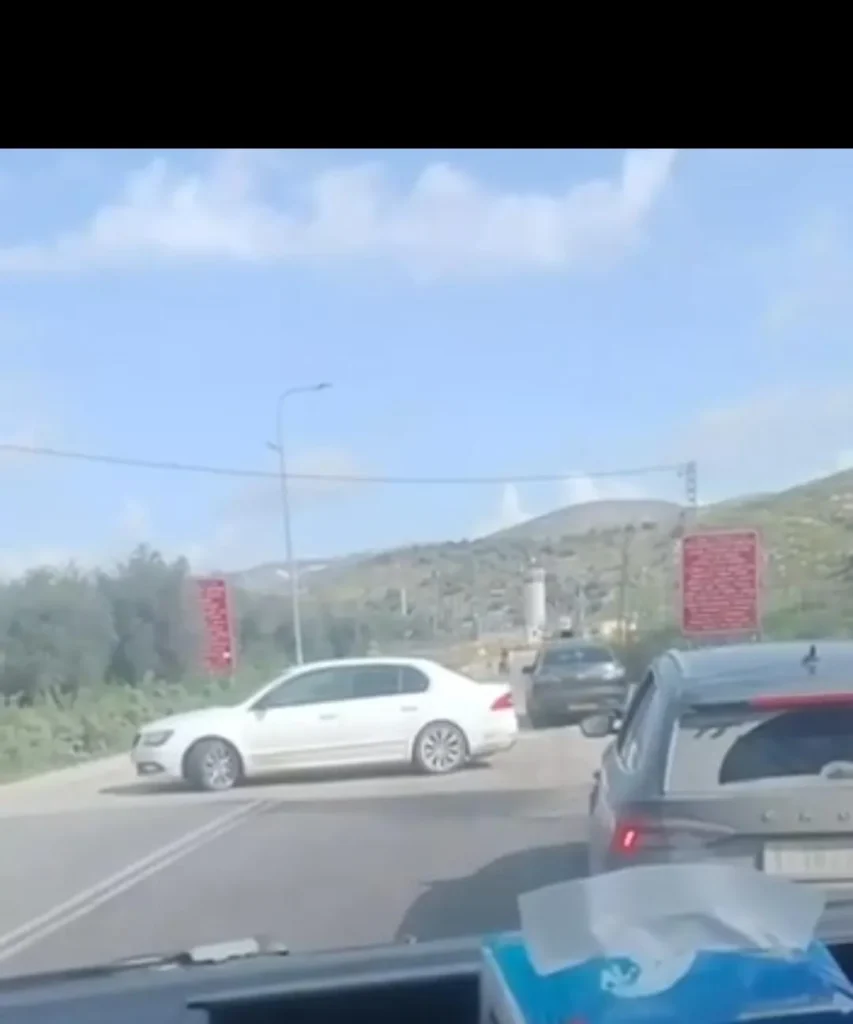 זירת הפיגוע סמוך ליישוב עינב