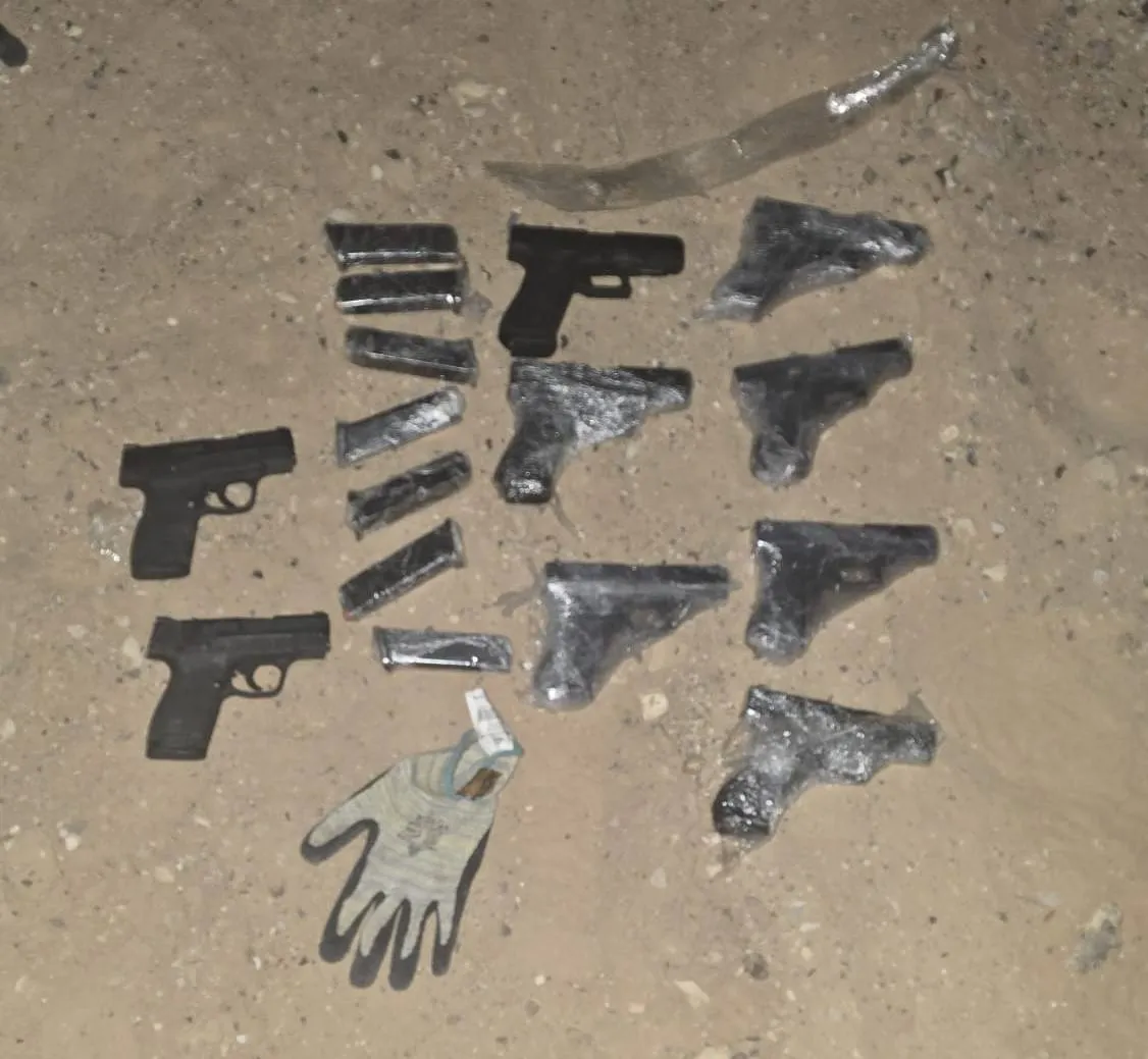 צה"ל סיכל הברחת אקדחים באמצעות רחפן בגבול ירדן