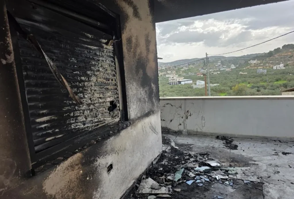 זירת האירוע בכפר חווארה