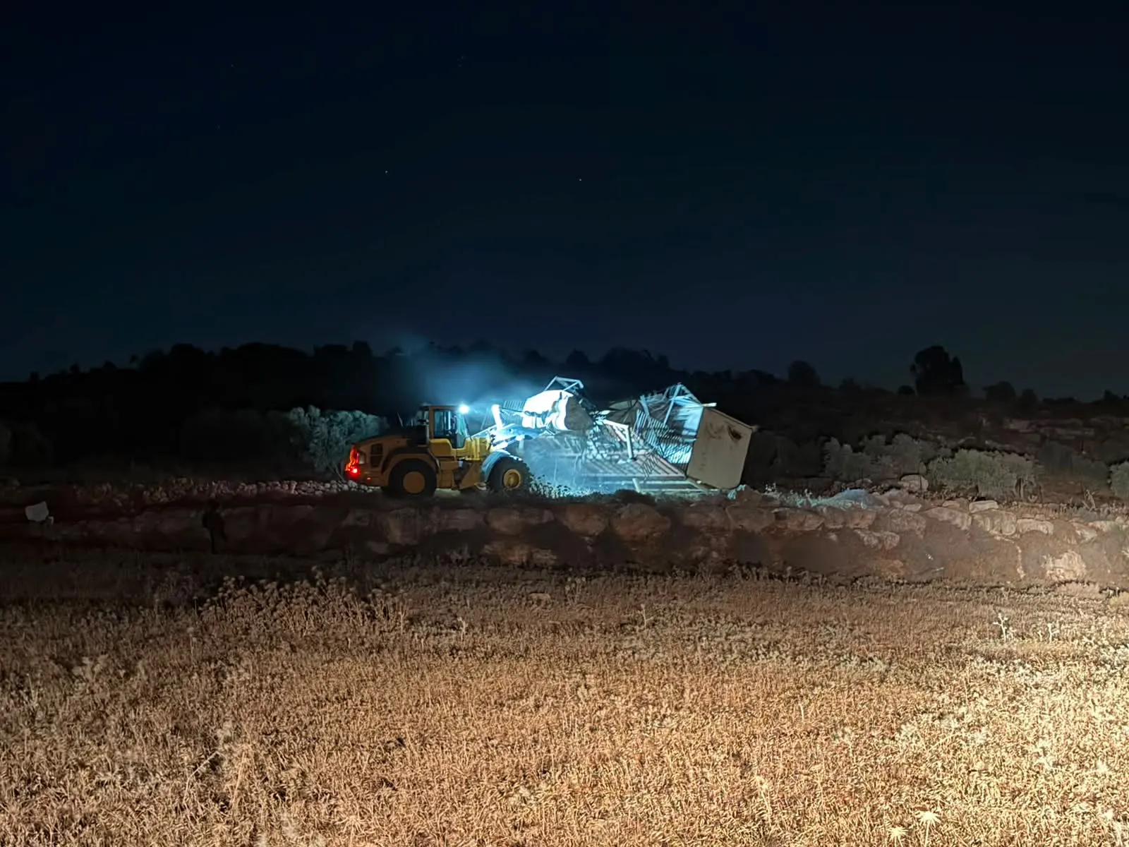בין המבנים הלא חוקיים שאיימו על חוות ״דרך אברהם״ ונהרסו ברקע הפיגוע ולאחר הנחיית השר סמוטריץ׳.