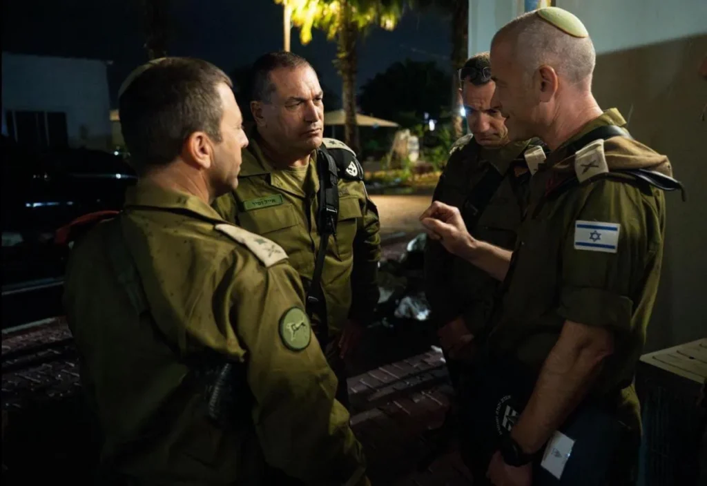 הרמטכל בהערכת מצב בחטמר מנשה בעקבות הפיגוע