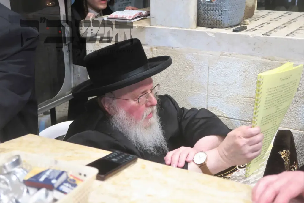בבית החיים העתיק I האדמו"ר מסאסוב בעליה לציון בעיה"ק טבריה לרגל הילולת אביו