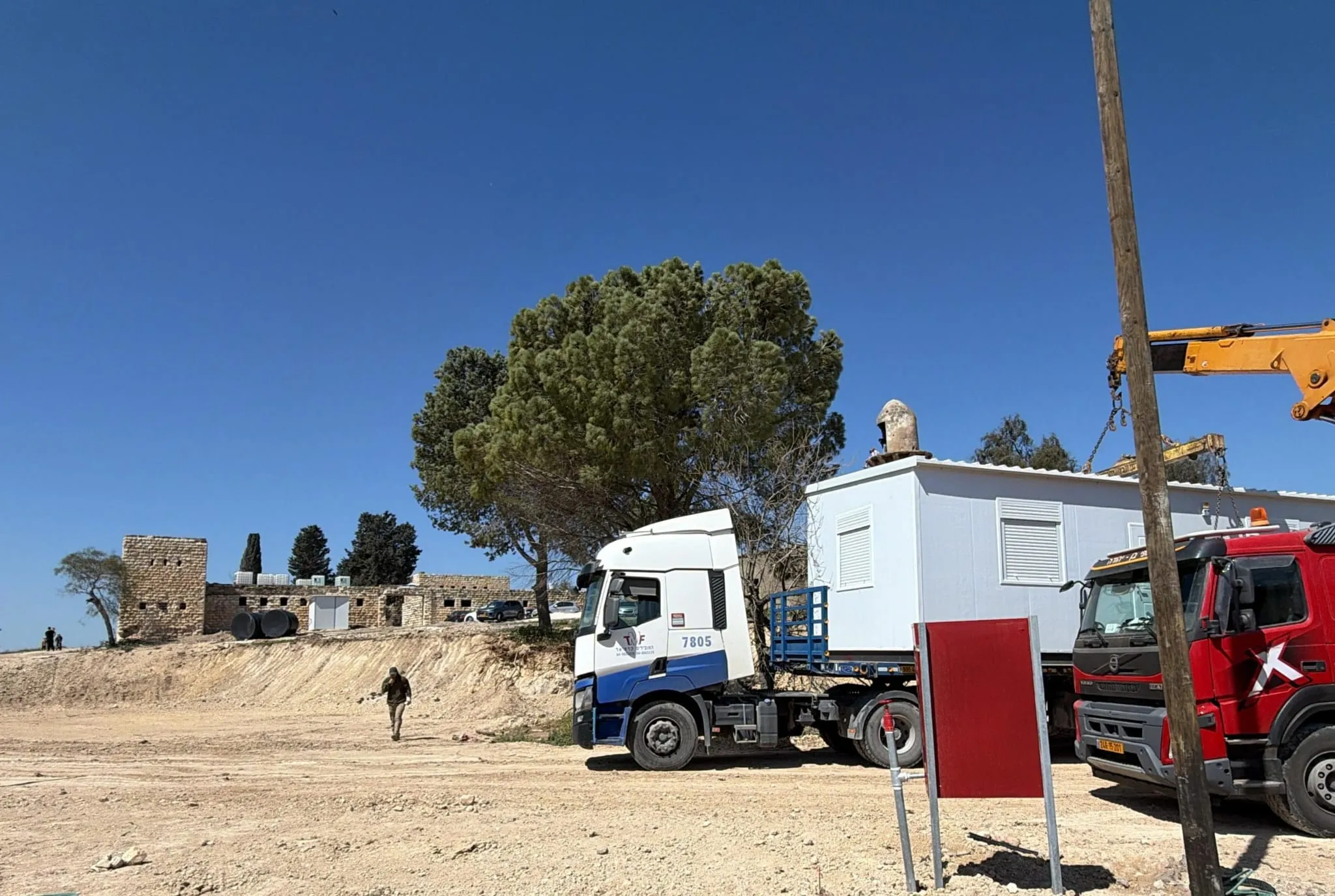 היסטוריה בצפון השומרון: הקרוונים הועלו ליישוב שא-נור