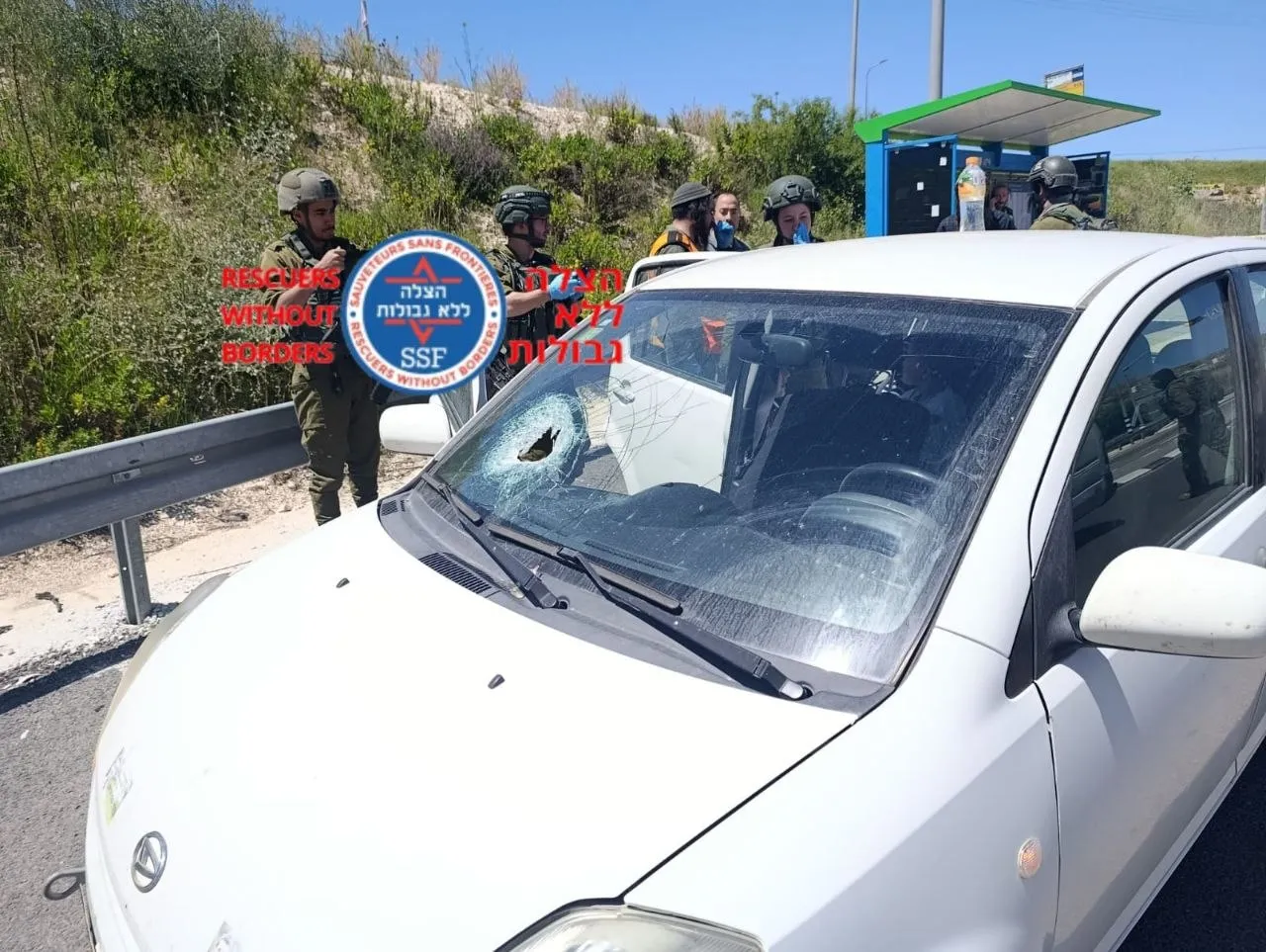 תיעוד מזירת הפיגוע 