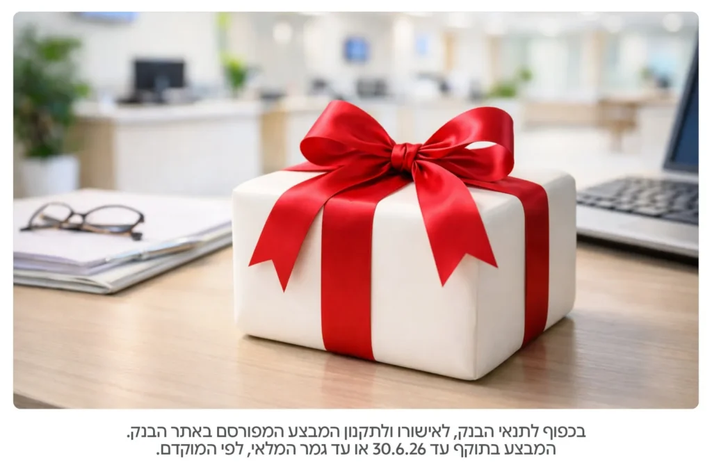 גם עוברים לבנק היוזם בארץ וגם מקבלים מענק? זה ענק! >>