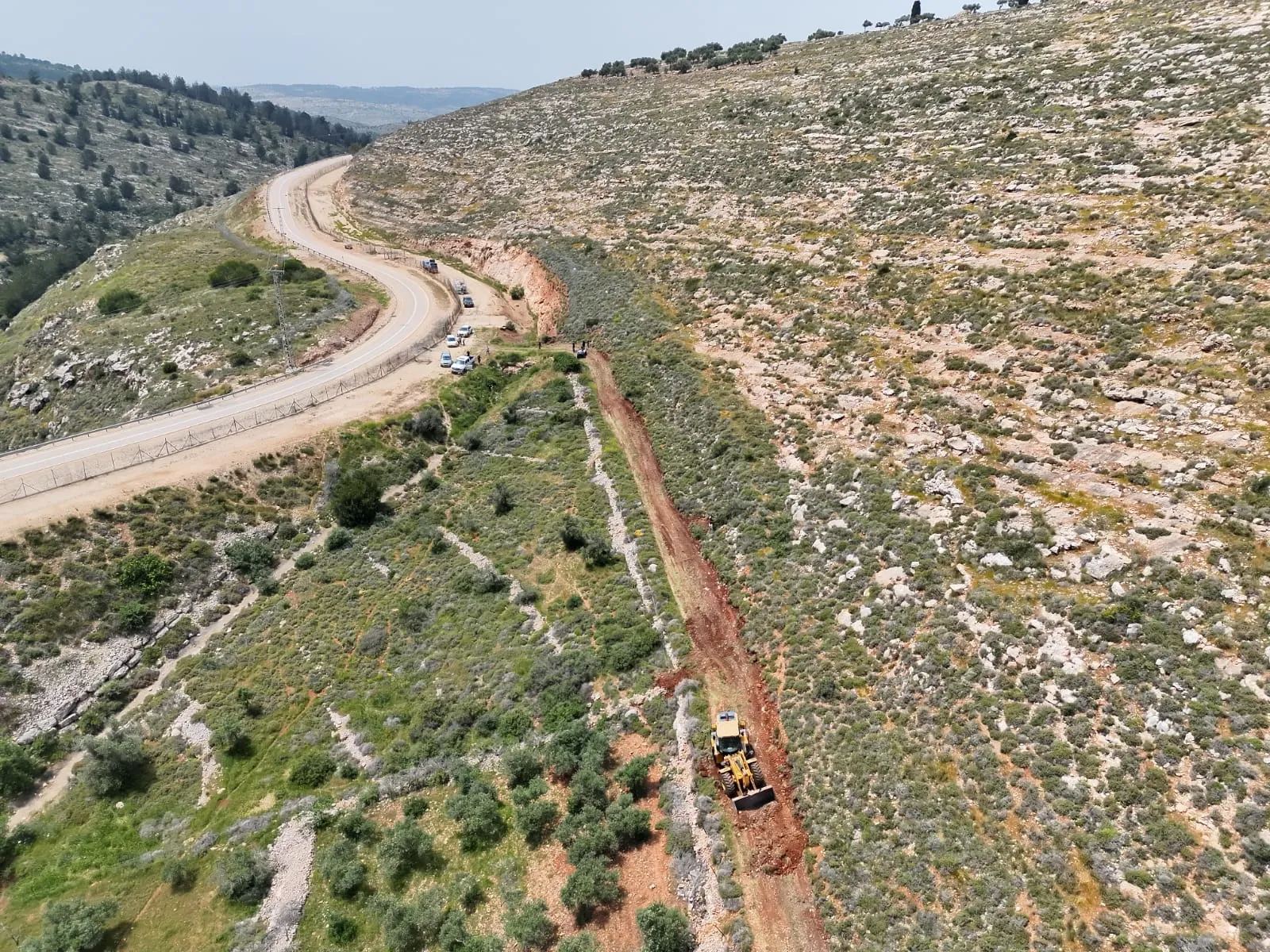העבודות להקמת החווה