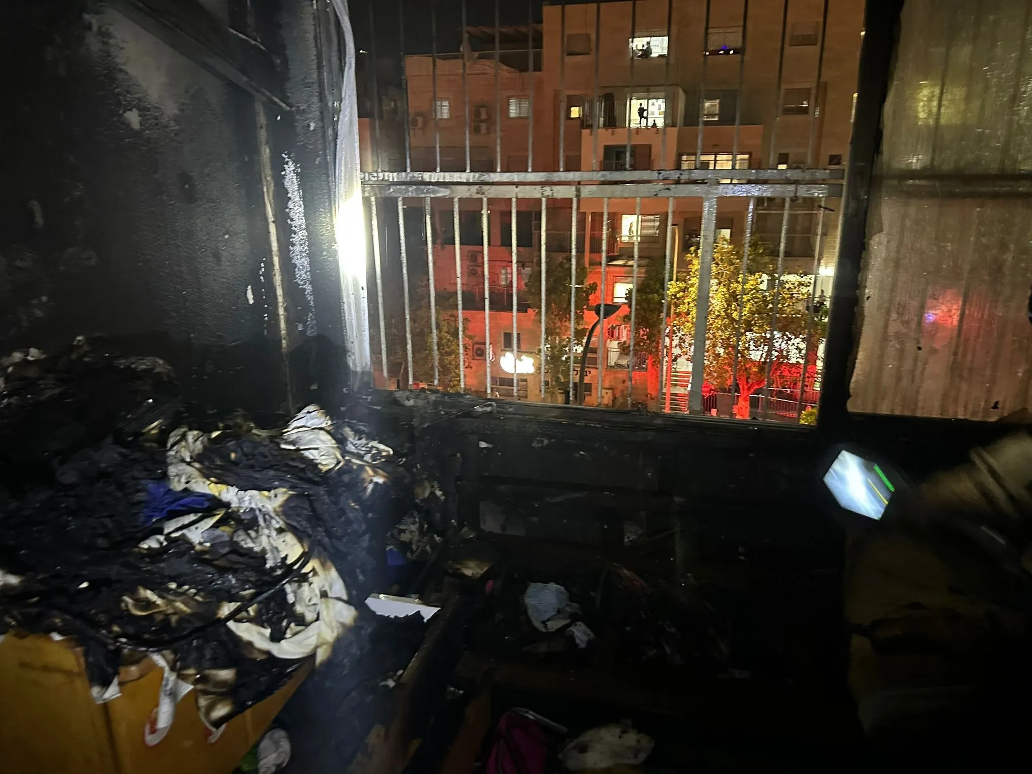 השריפה שהשתוללה בחדר הילדים
