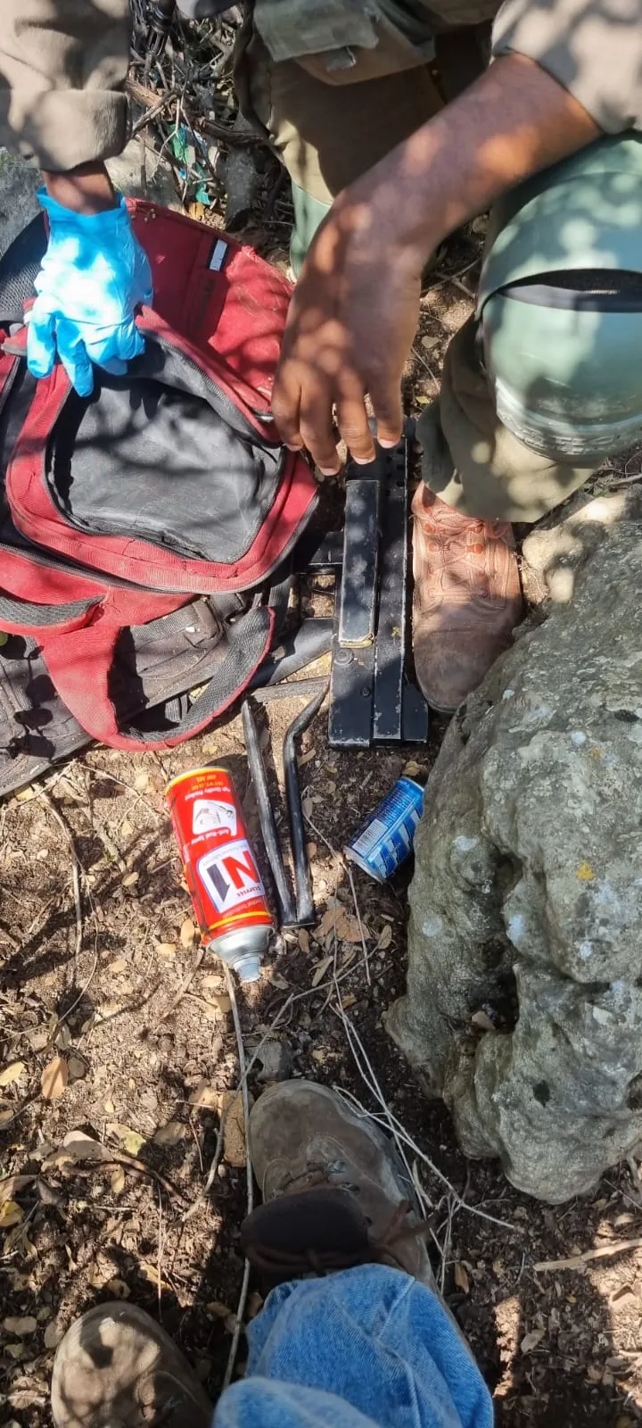 הנשק שנתפס על ידי אנשי החוות 