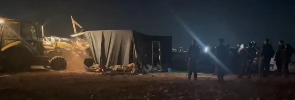 הרס בבנימין: ארבעה בתי משפחות נהרסו בגבעת תל תלפיות