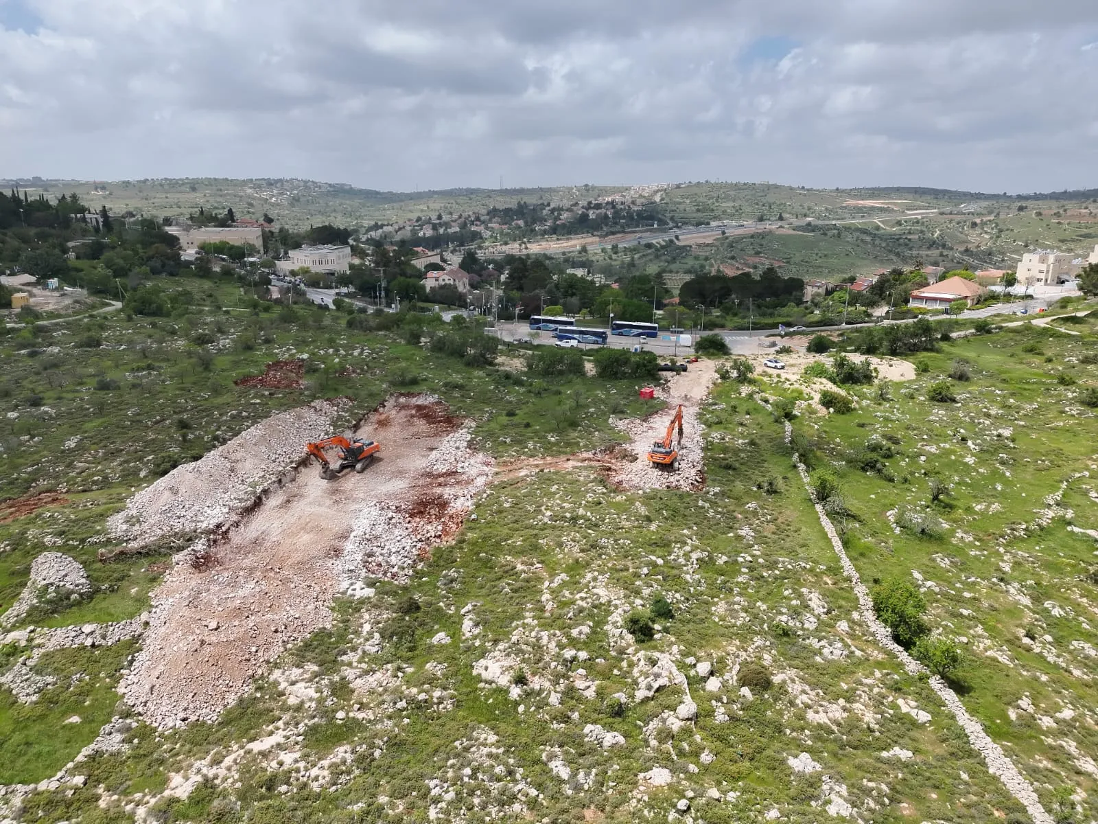 העבודות על השכונה החדשה באפרת