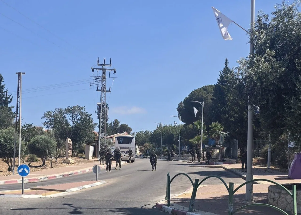 כוחות על בחיפושים במהלך השבת ביישוב בית אריה 