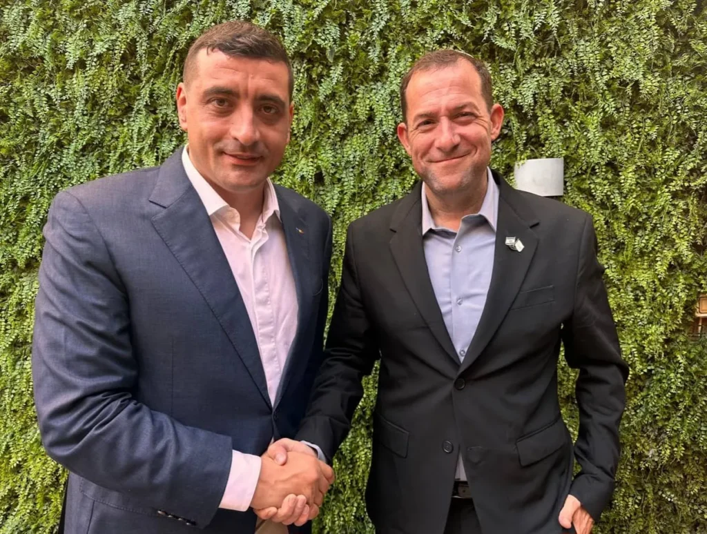 תמיכה בהתיישבות: דגן נפגש עם המועמד המוביל לנשיאות רומניה