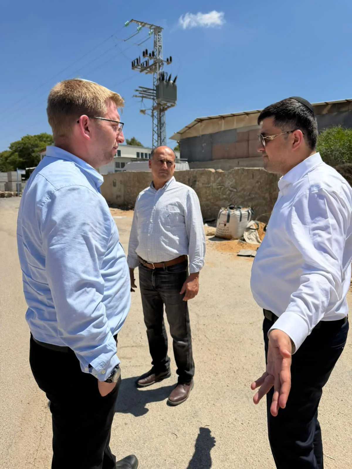 ראש מועצת קרנה שומרון בסיור עם מנכל משרד התיירות