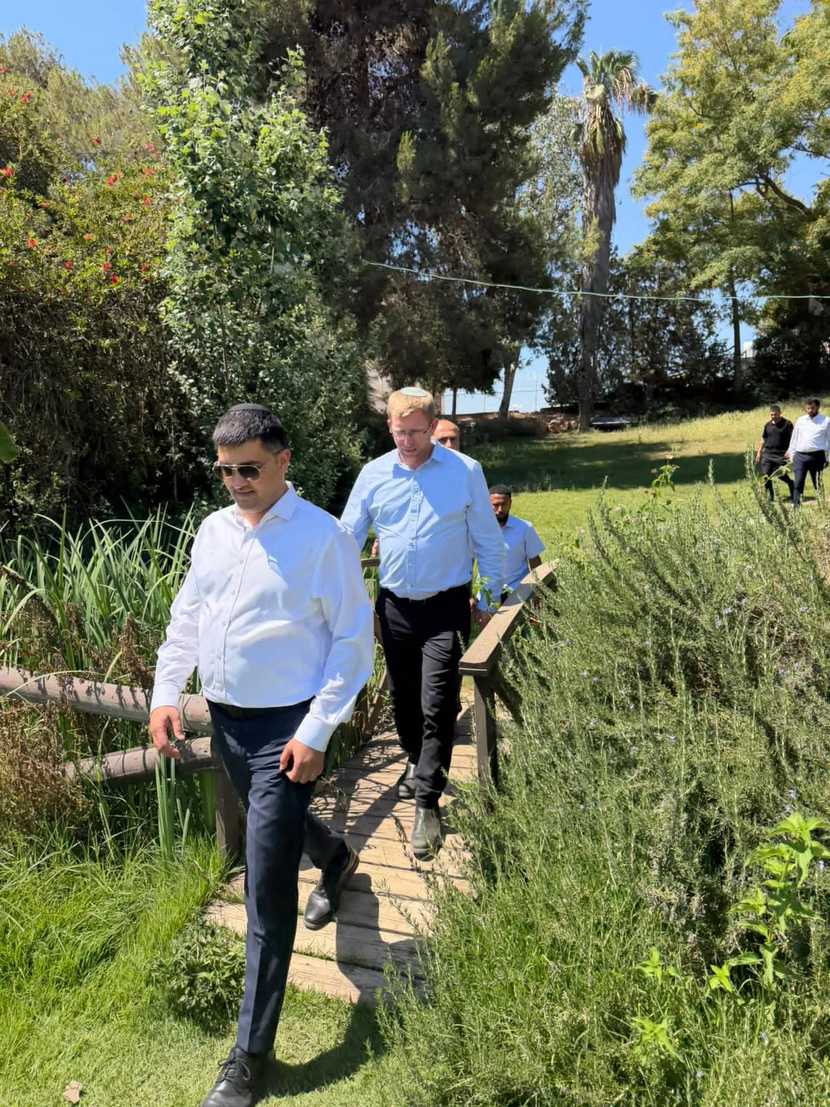 ראש מועצת קרנה שומרון בסיור עם מנכל משרד התיירות