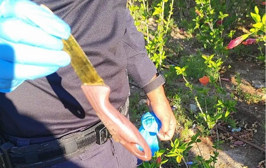 נמנע אסון: ערבייה חמושה בסכין נעצרה במישור אדומים