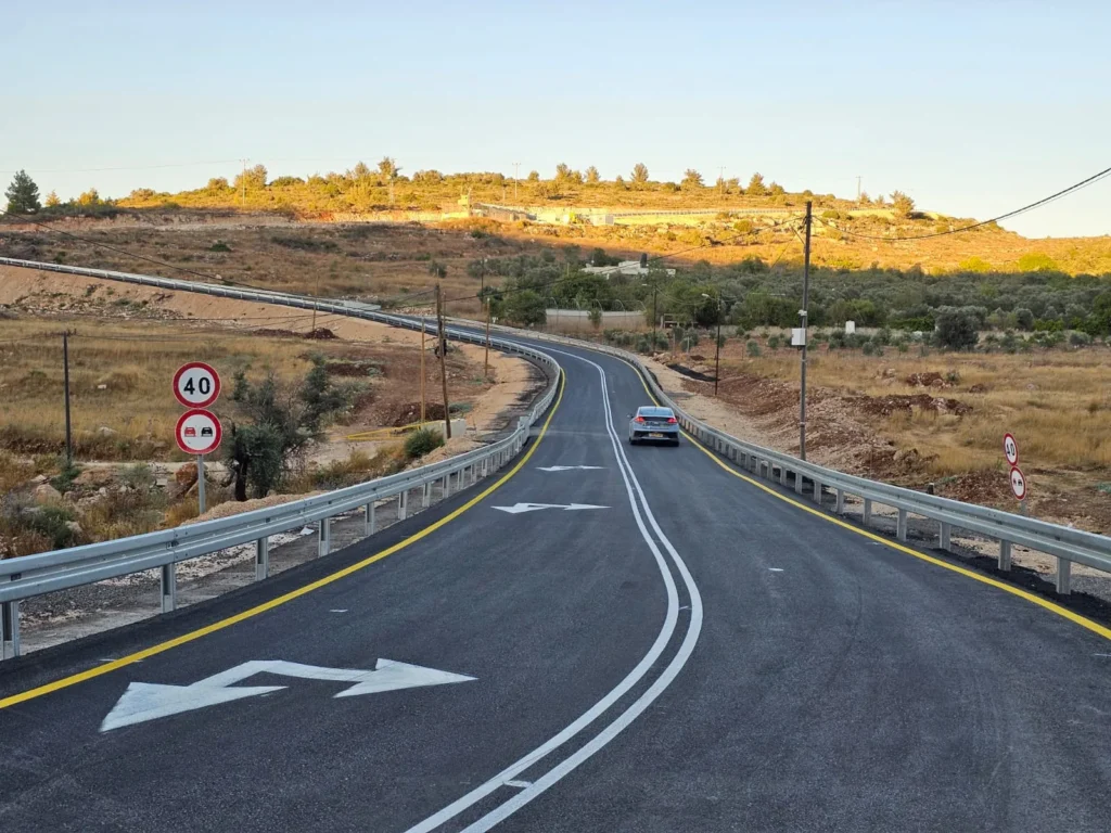 סוף לכביש הדמים: הכביש הפופולרי במערב בנימין שופץ במיליונים