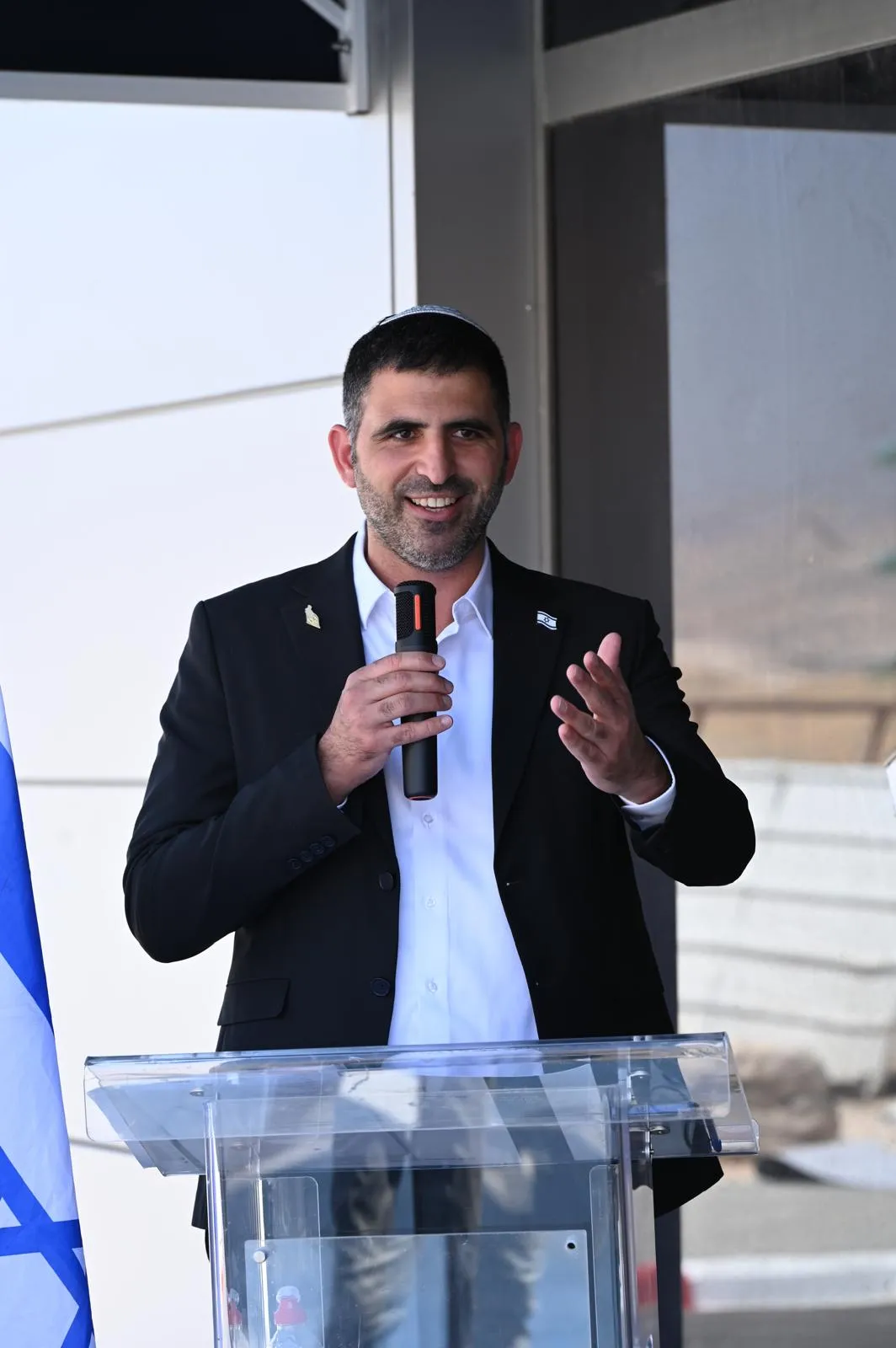חנוכת התורן החדש במצפה יריחו בהשתתפות שר התקשורת שלמה קרעי 