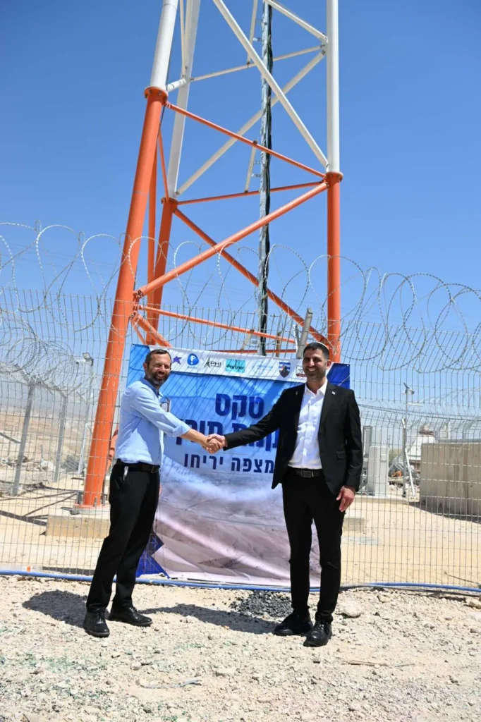 מהפכת התקשורת בבנימין: נחנך תורן סלולרי חדש במצפה יריחו