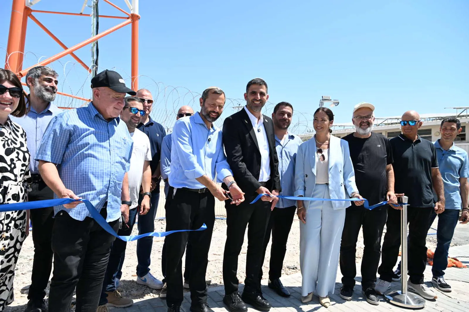חנוכת התורן החדש במצפה יריחו בהשתתפות שר התקשורת שלמה קרעי 