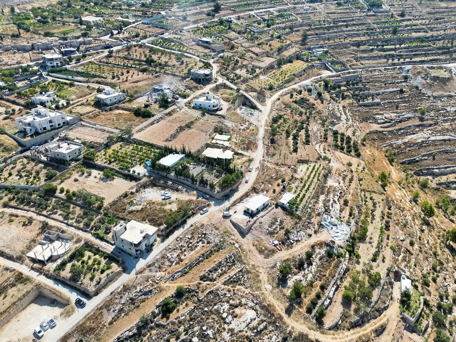 מערכת הביטחון הורסת מבנים בלתי חוקיים בגוש עציון