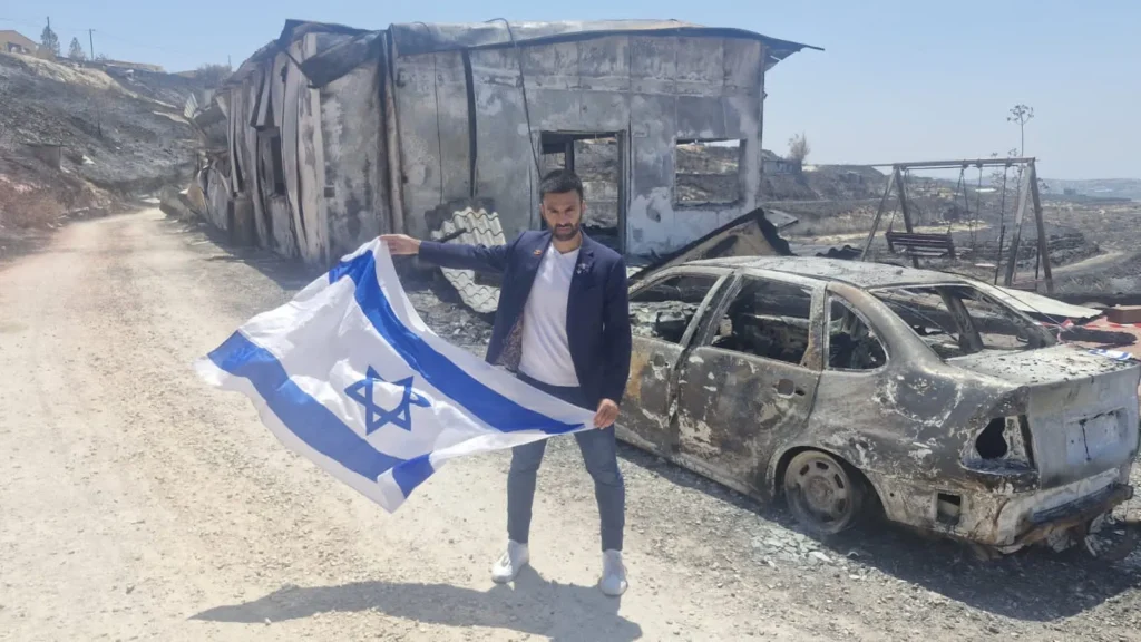 "מי ששורף -מוכיח שהיא לא שלו": יוסף חדאד בביקור בחוות גלעד