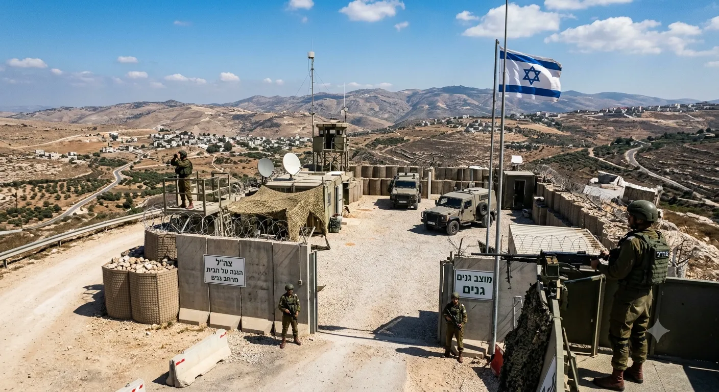פיגוע דקירה במוצב צה''ל ביישוב גנים