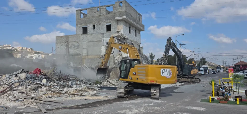 תגובה לטרור: הרס מבני ענק בלתי חוקיים בצפון השומרון