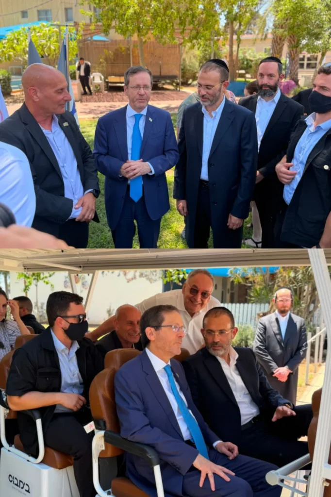 נשיא המדינה ביקר בכפר השיקומי 'פרח ישראל'