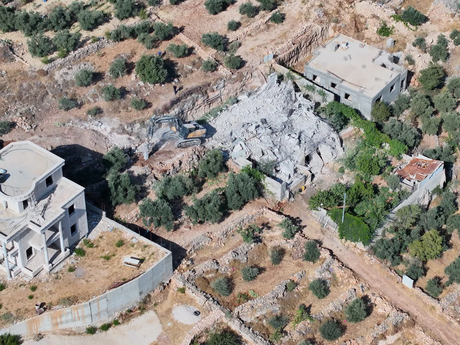 הריסת מבנים בלתי חוקיים בגוש עציון