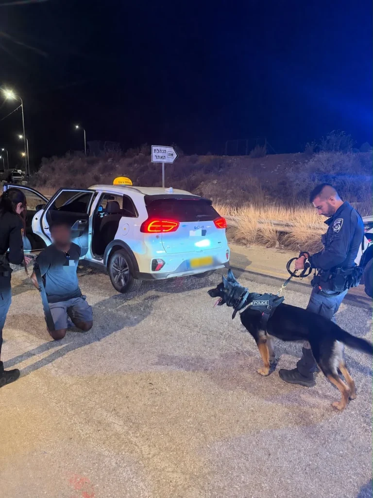 נבלם במחסום: שב"ח נעצר עם רכב גנוב בדרך ליו"ש
