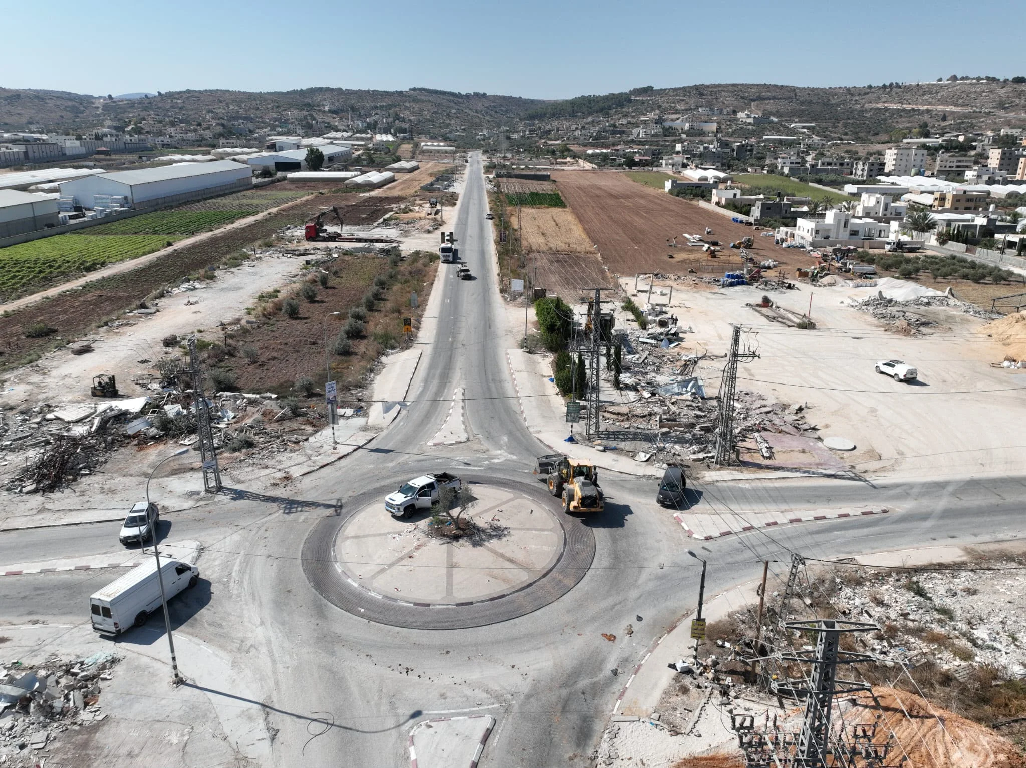 הריסת מבנים בלתי חוקיים בצפון השומרון 