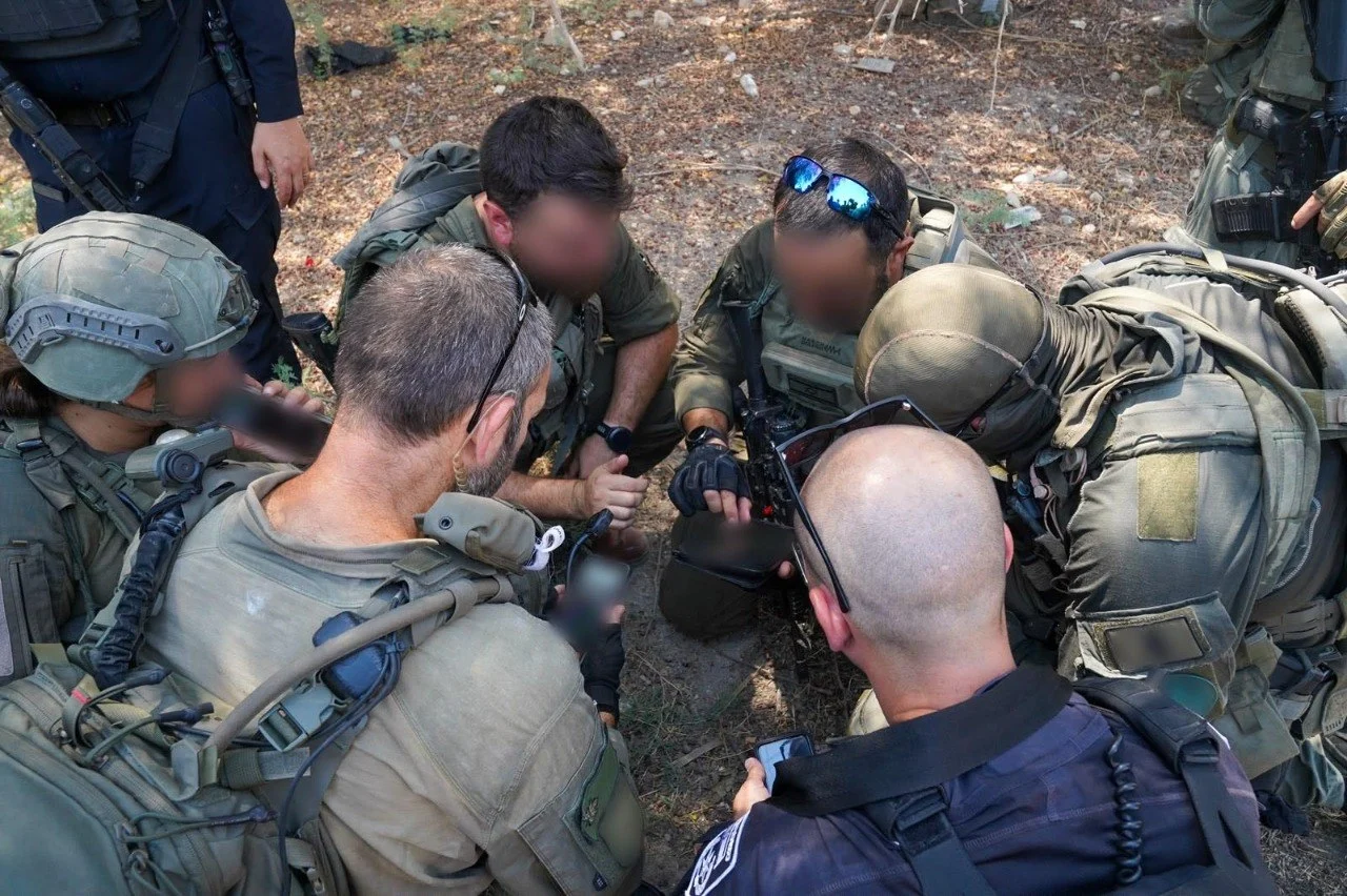כוחות הביטחון בחיפושים אחרי המחבל