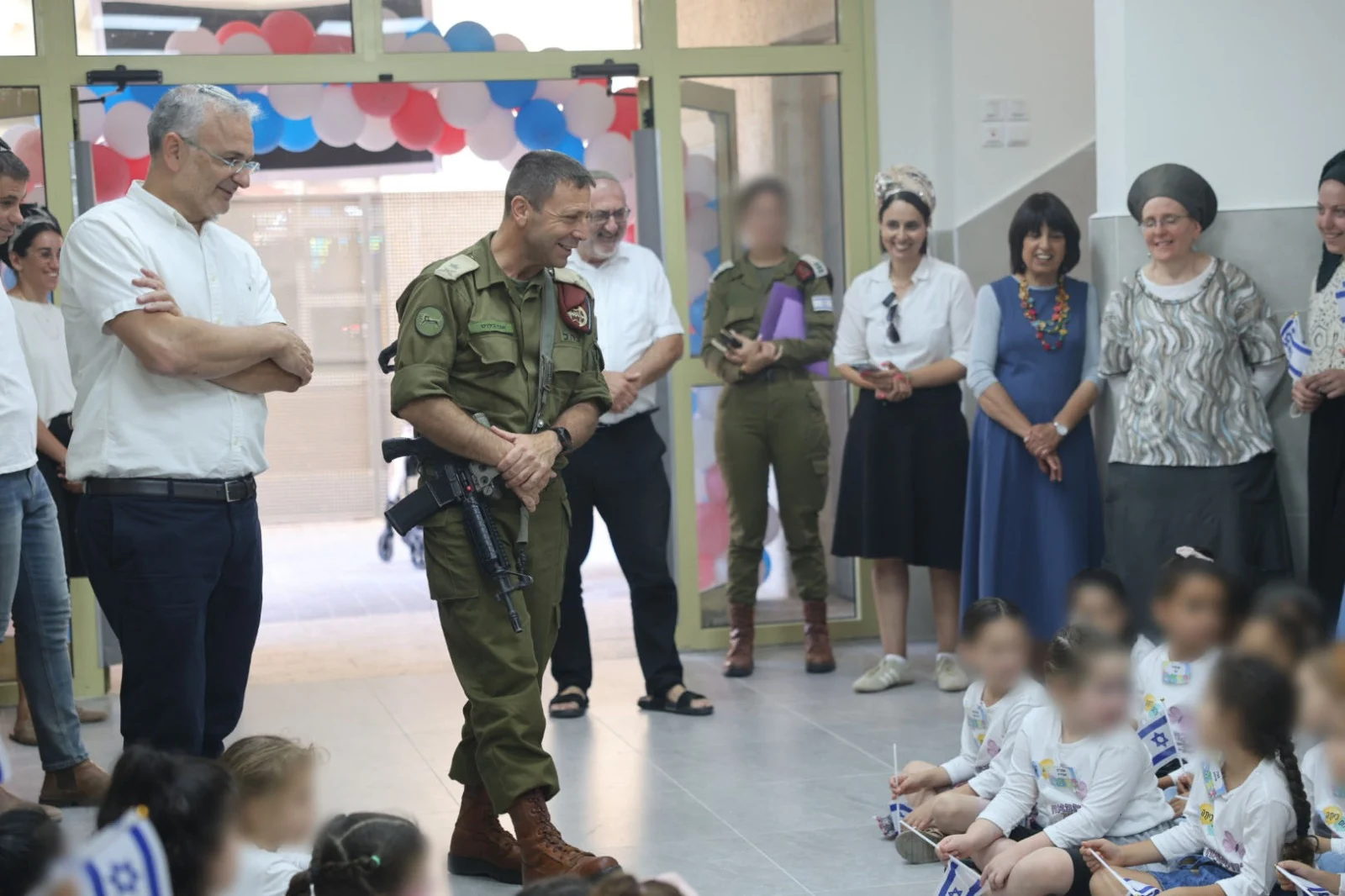 אלוף פיקוד המרכז אבי בלוט פותח את שנת הלימודים ביישוב בית אל