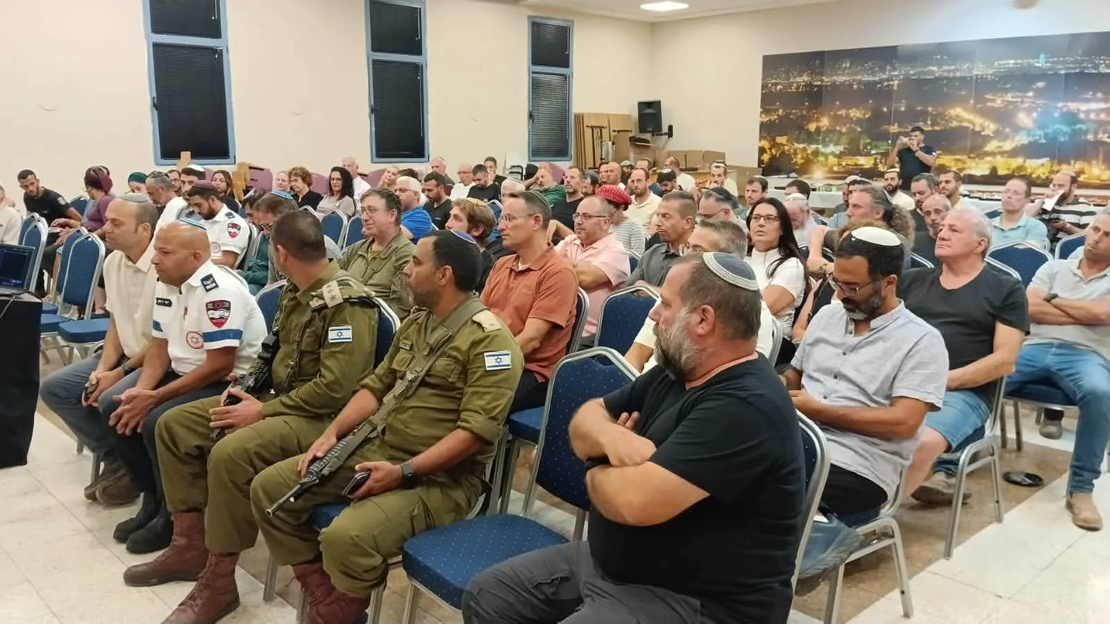 ערב הוקרה למתנדבי גופי החירום בקרני שומרון 